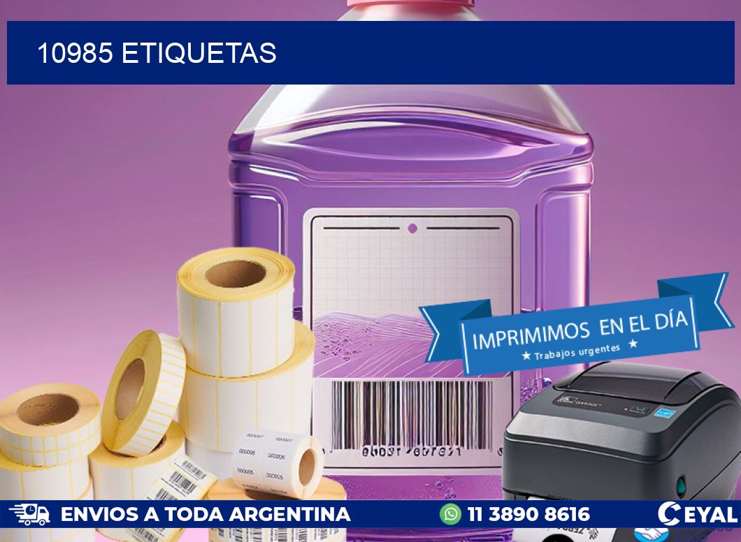 10985 ETIQUETAS