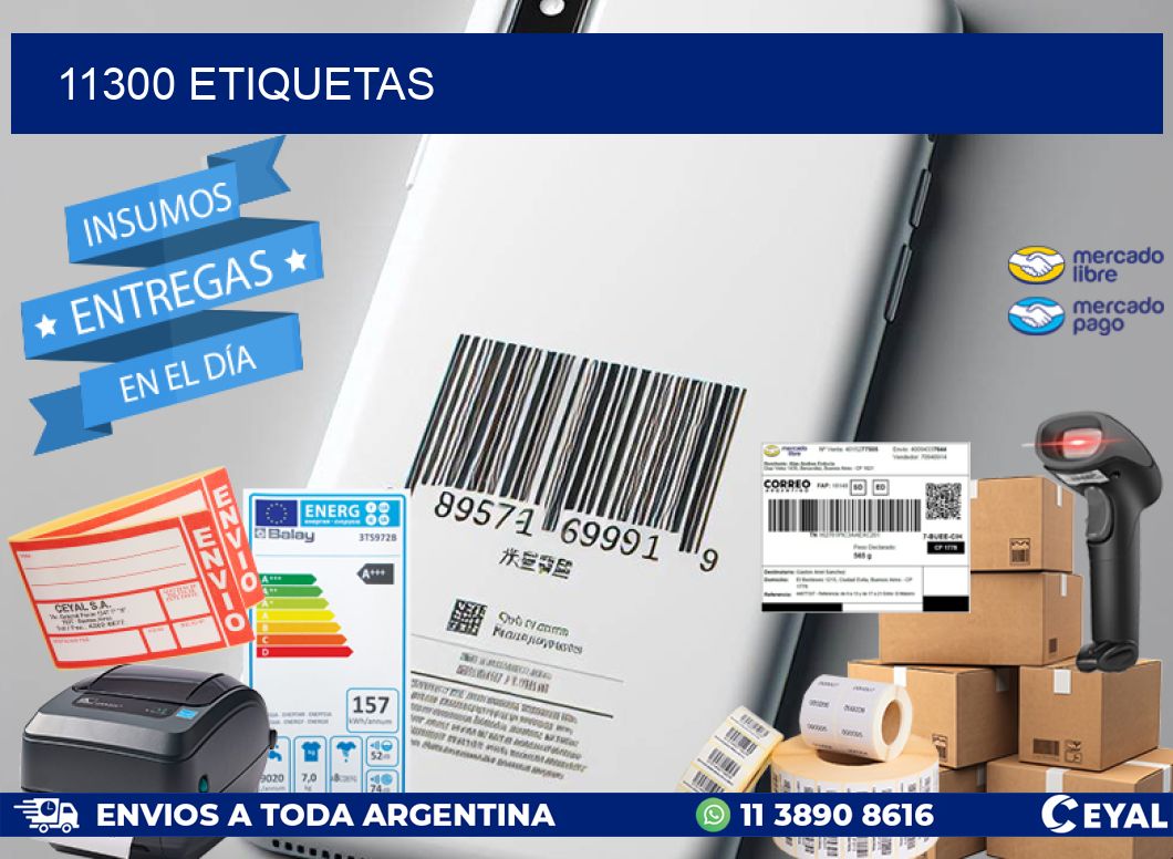 11300 ETIQUETAS