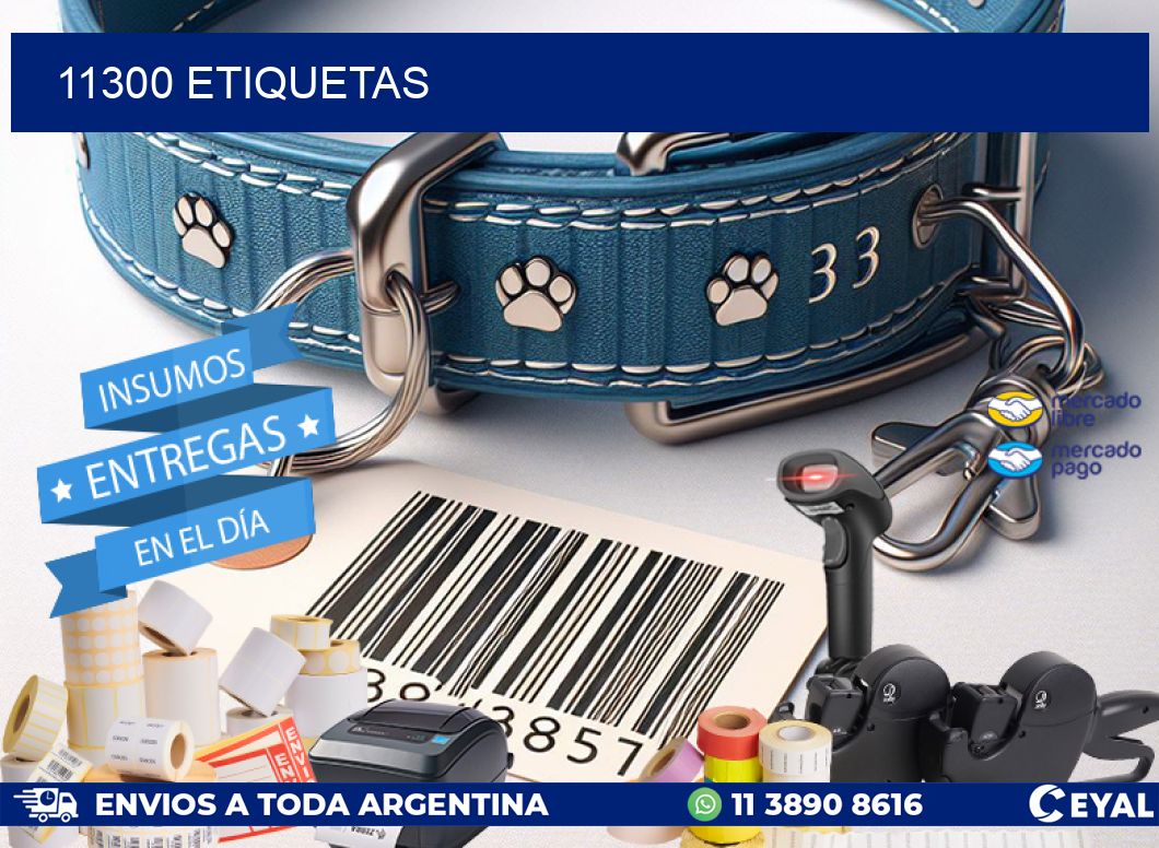11300 ETIQUETAS