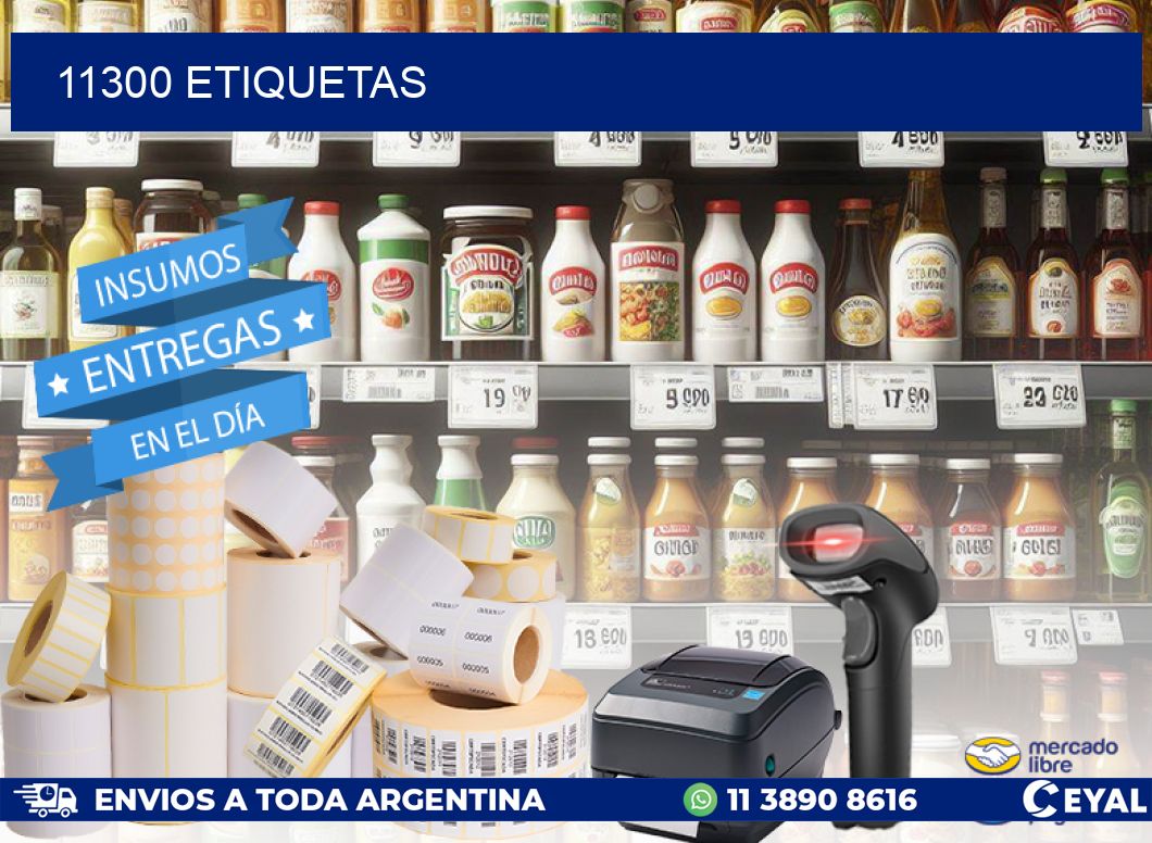 11300 ETIQUETAS