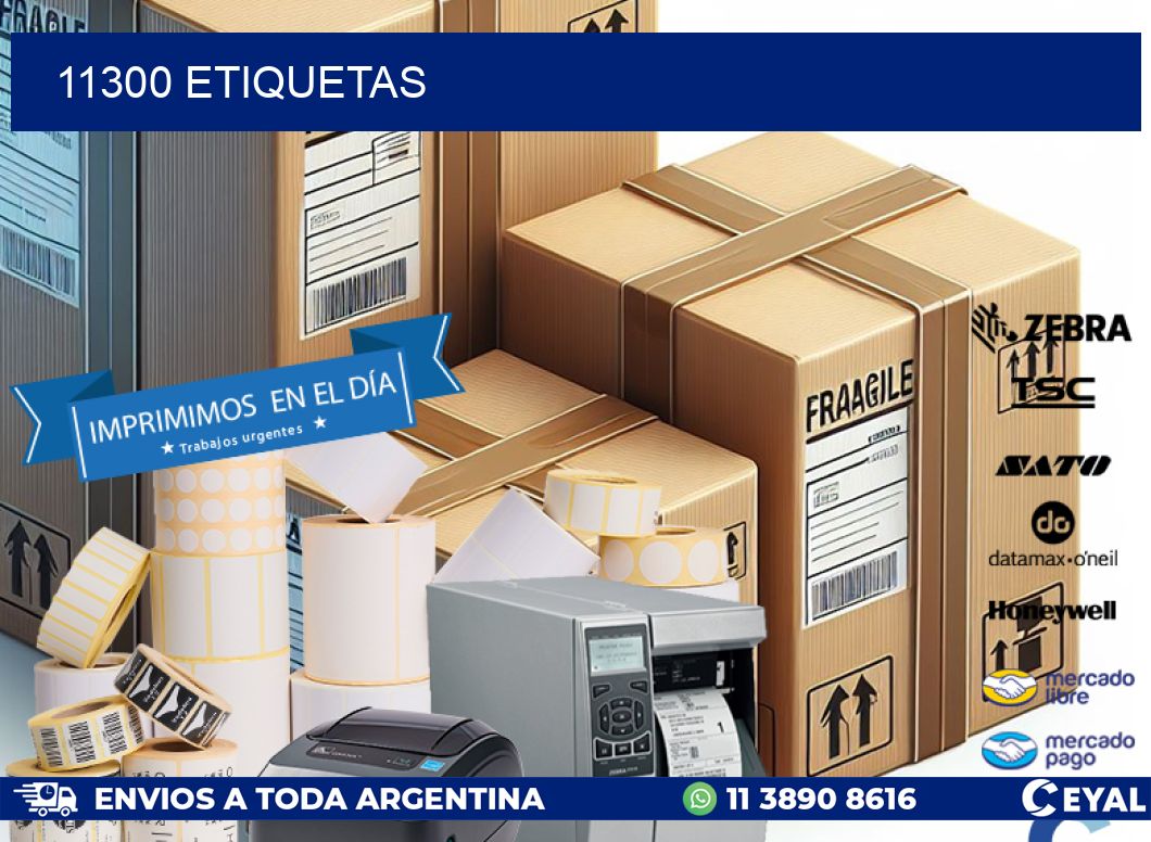 11300 ETIQUETAS