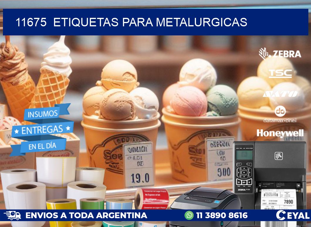 11675 ETIQUETAS PARA METALURGICAS