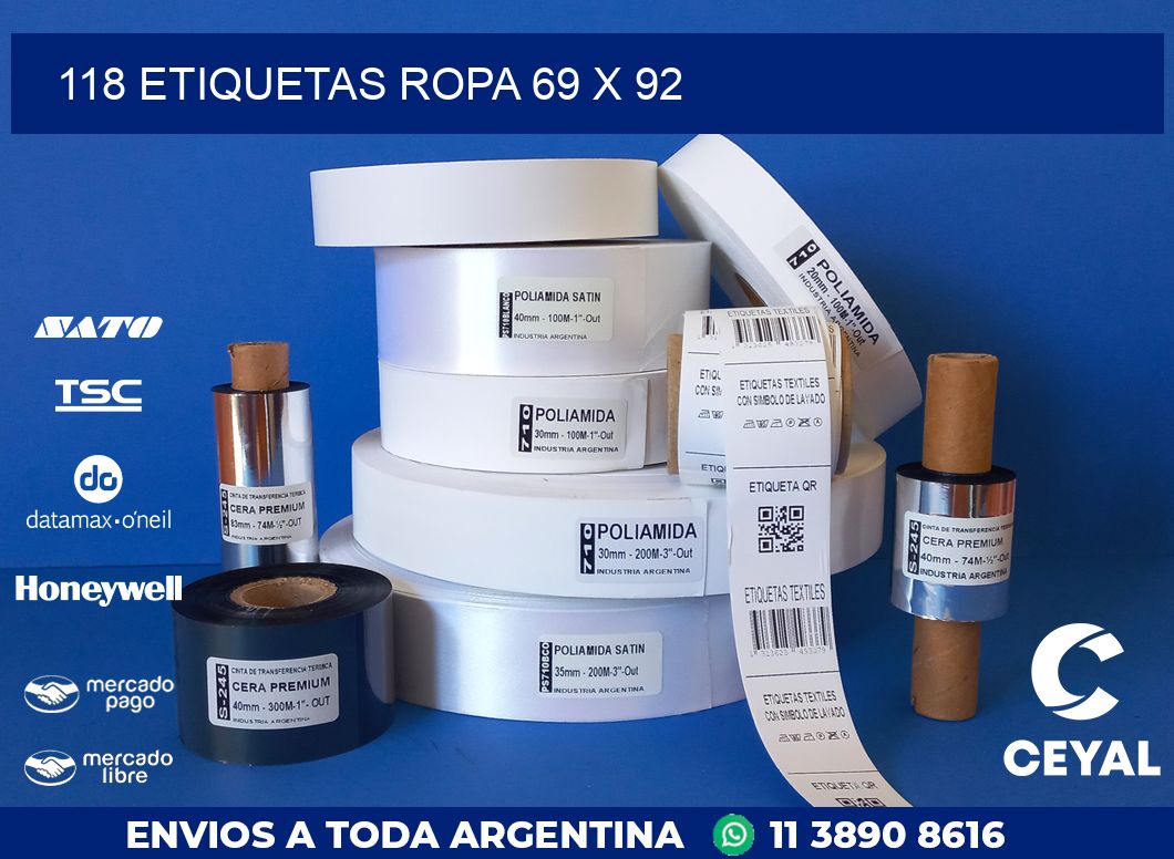 118 ETIQUETAS ROPA 69 x 92