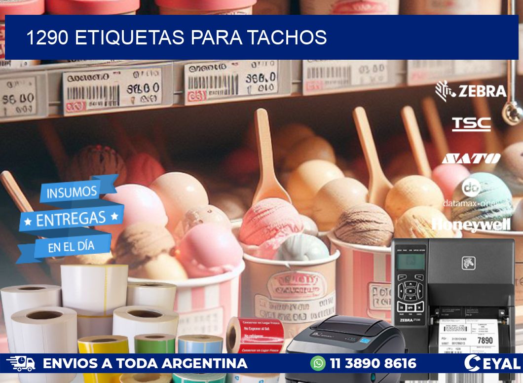 1290 ETIQUETAS PARA TACHOS