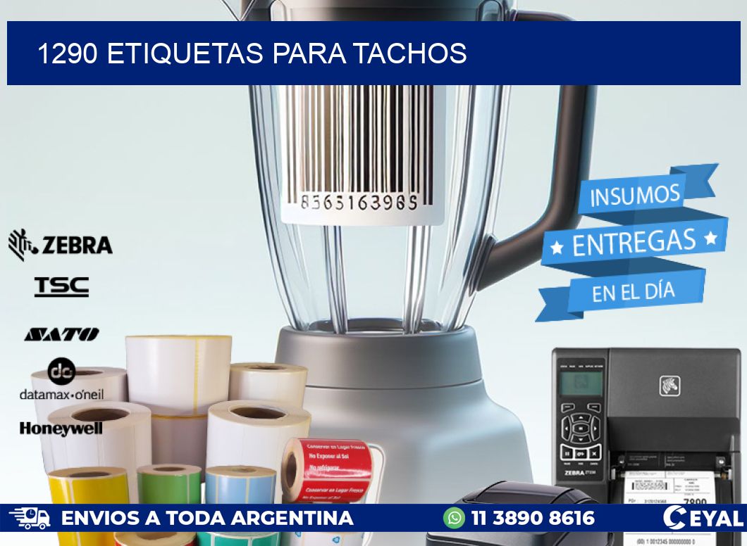 1290 ETIQUETAS PARA TACHOS