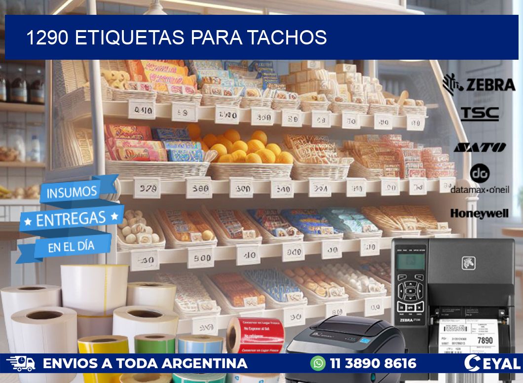 1290 ETIQUETAS PARA TACHOS