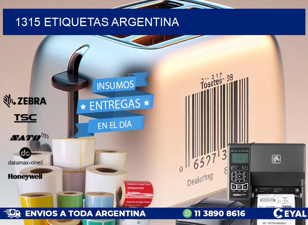 1315 ETIQUETAS ARGENTINA