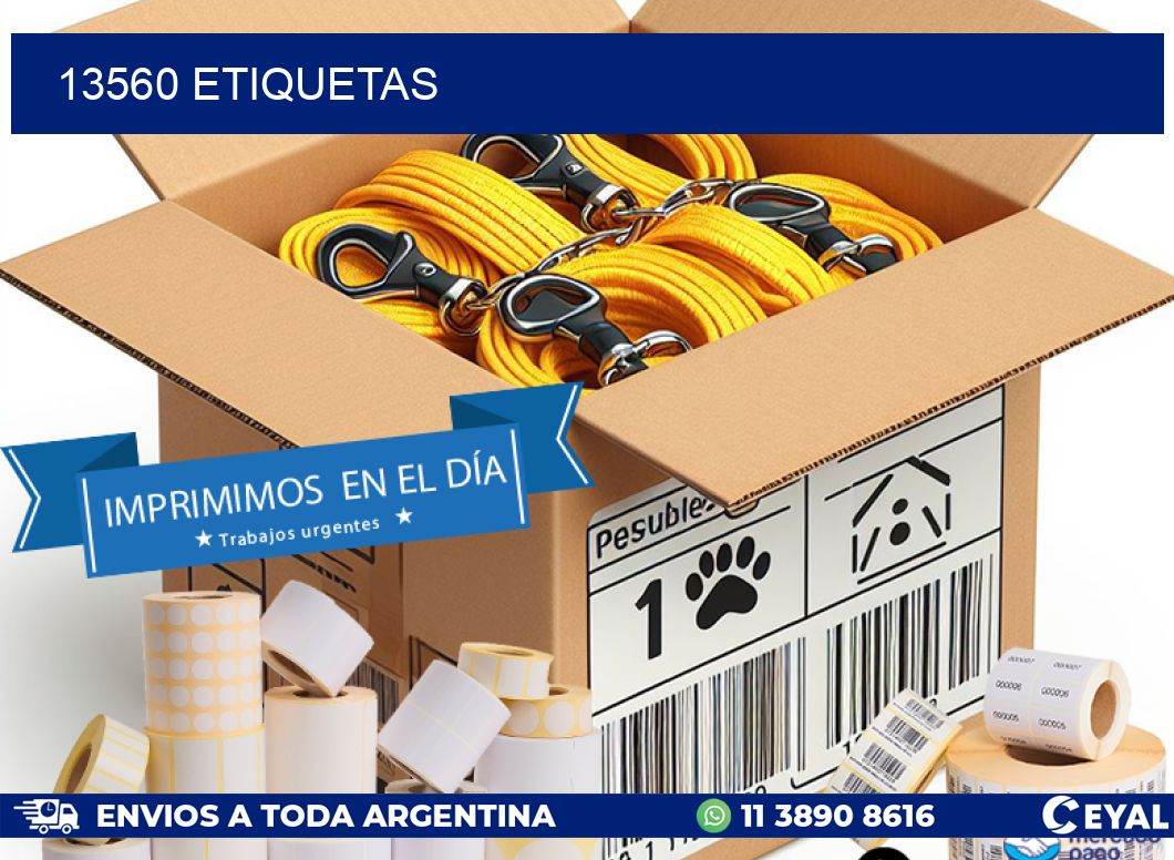 13560 ETIQUETAS
