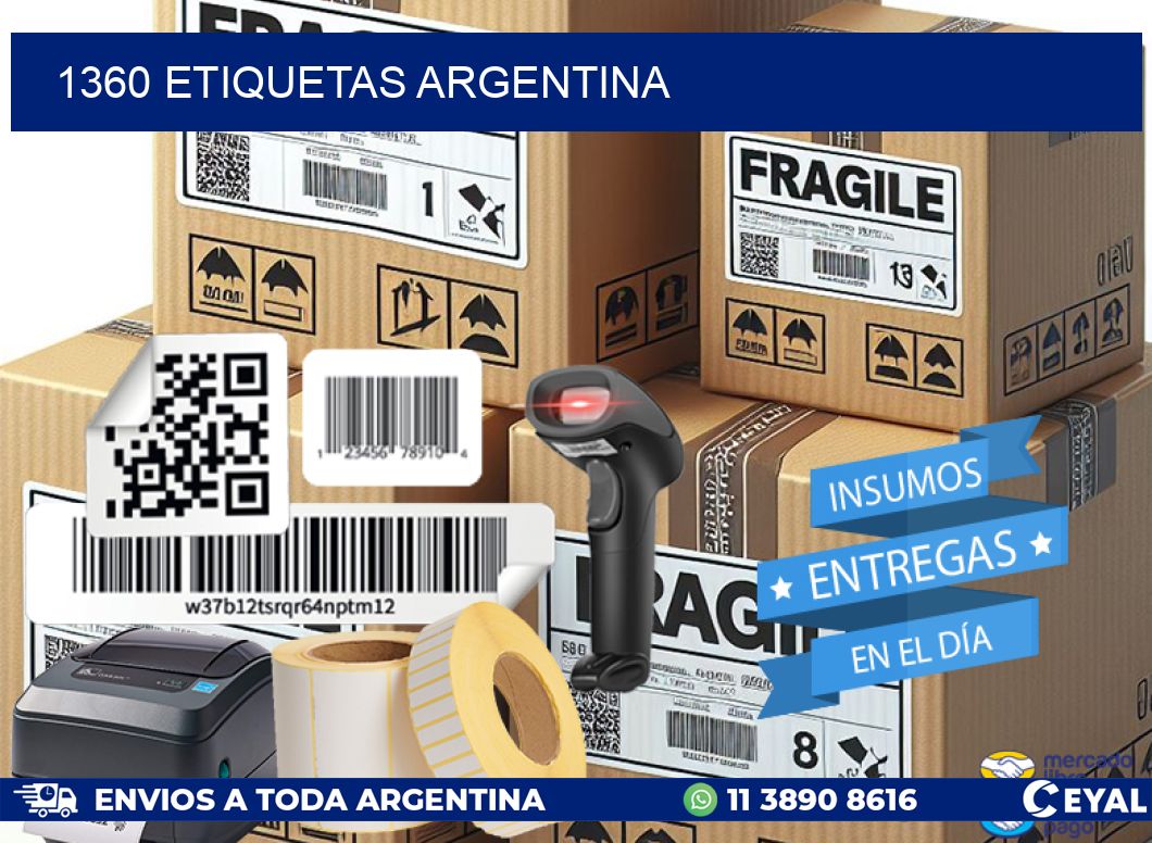 1360 ETIQUETAS ARGENTINA