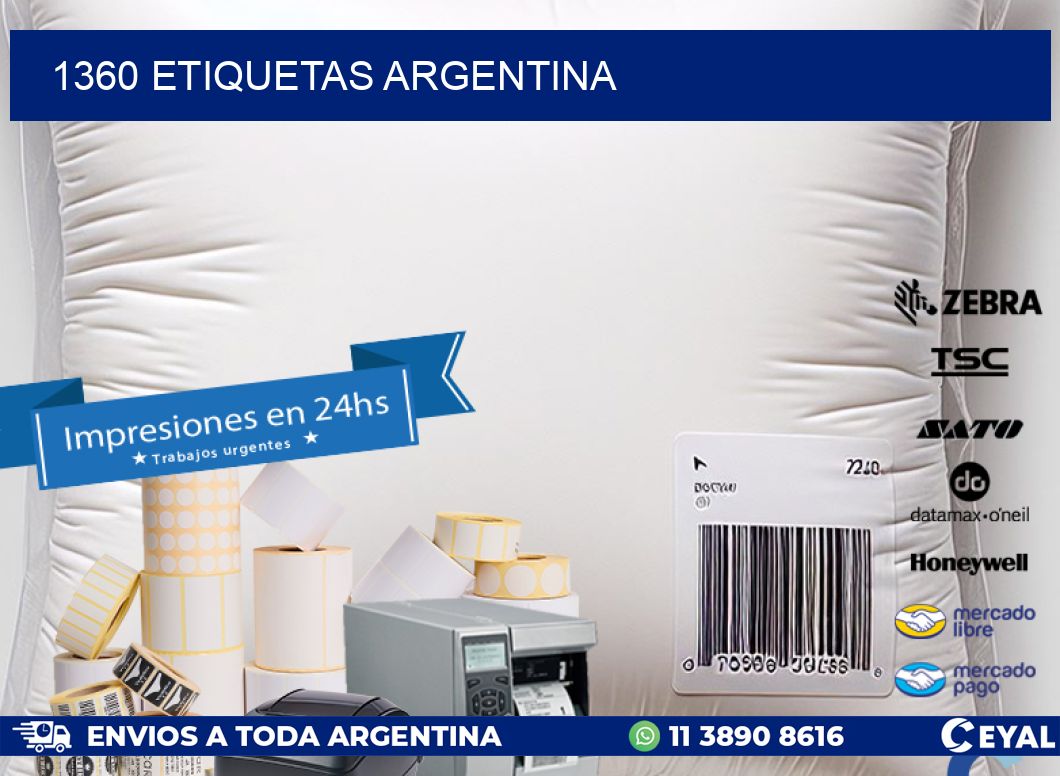 1360 ETIQUETAS ARGENTINA