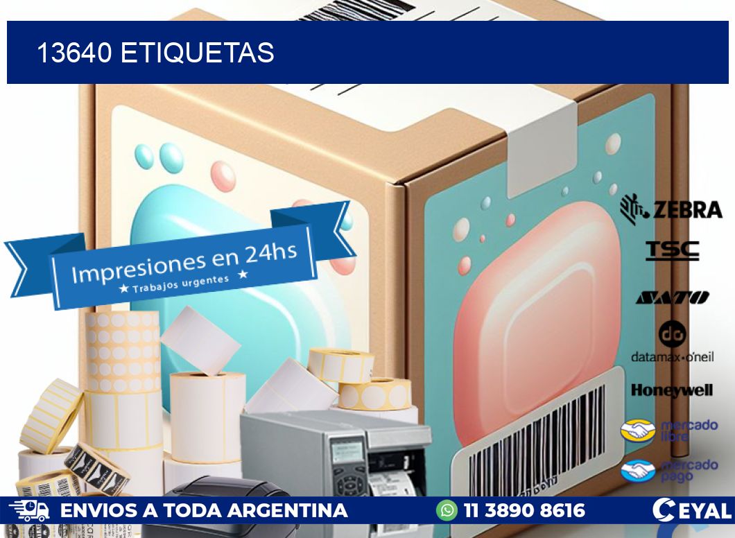13640 ETIQUETAS