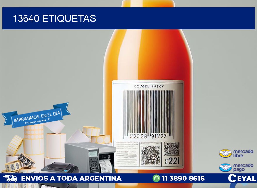 13640 ETIQUETAS