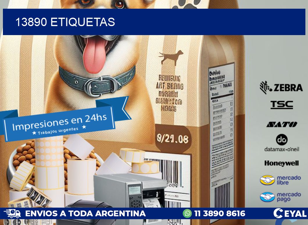 13890 ETIQUETAS