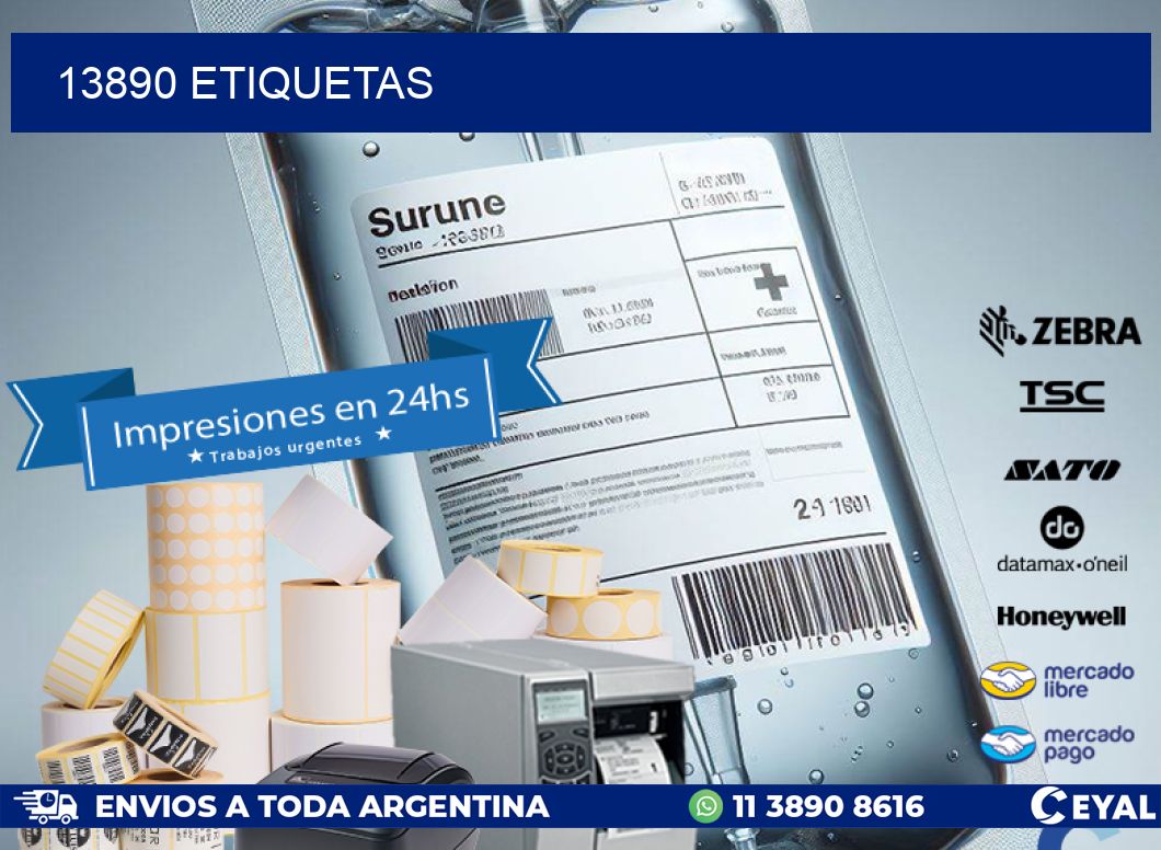 13890 ETIQUETAS