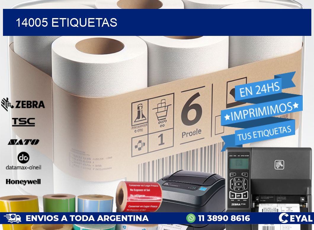14005 ETIQUETAS