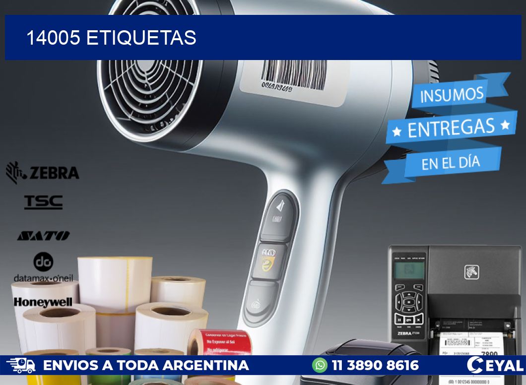 14005 ETIQUETAS