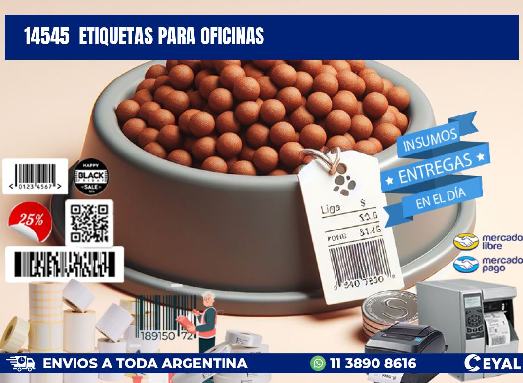 14545 ETIQUETAS PARA OFICINAS