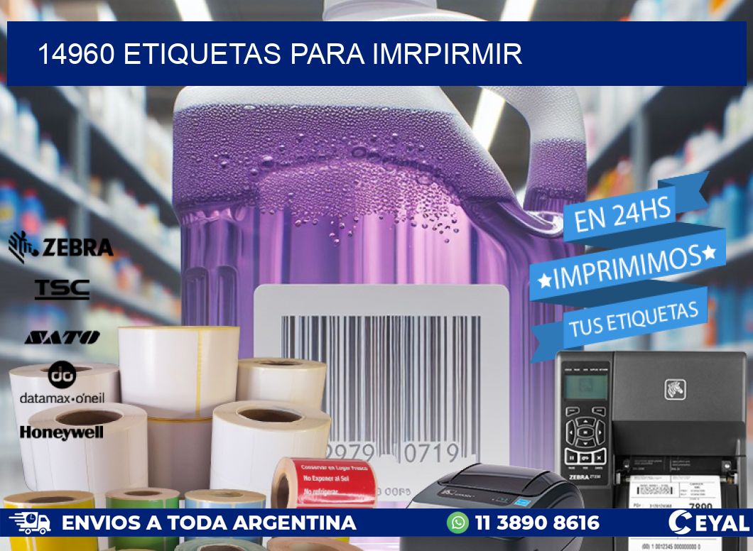 14960 ETIQUETAS PARA IMRPIRMIR