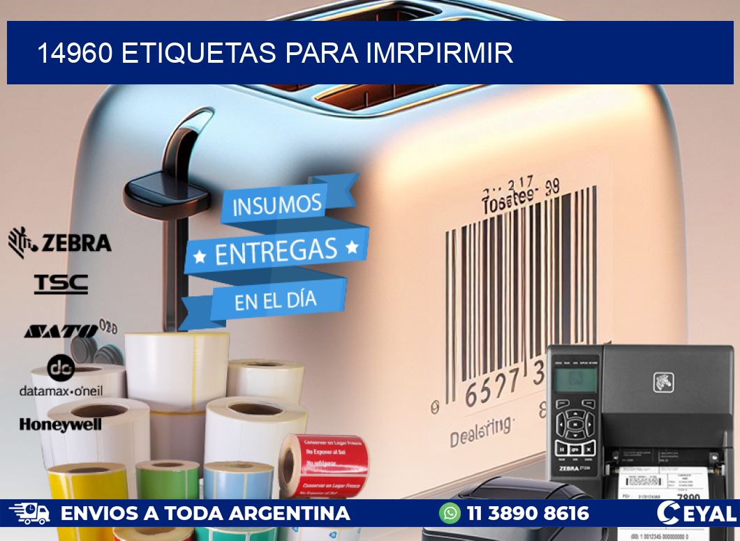 14960 ETIQUETAS PARA IMRPIRMIR