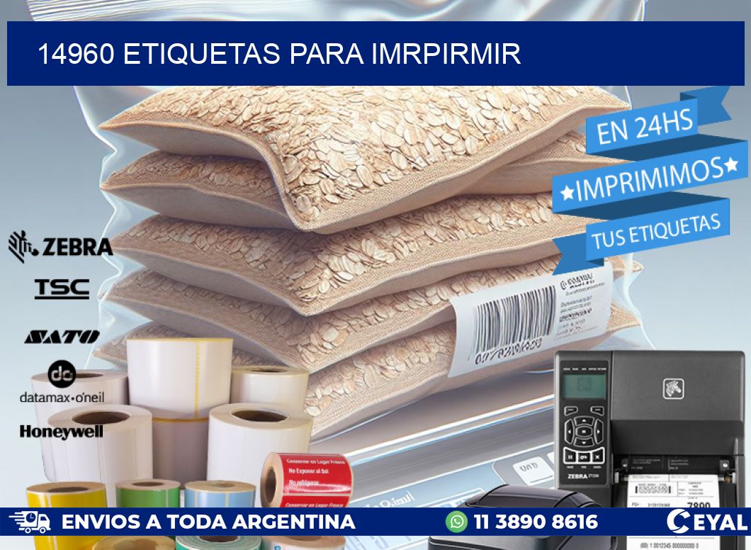 14960 ETIQUETAS PARA IMRPIRMIR