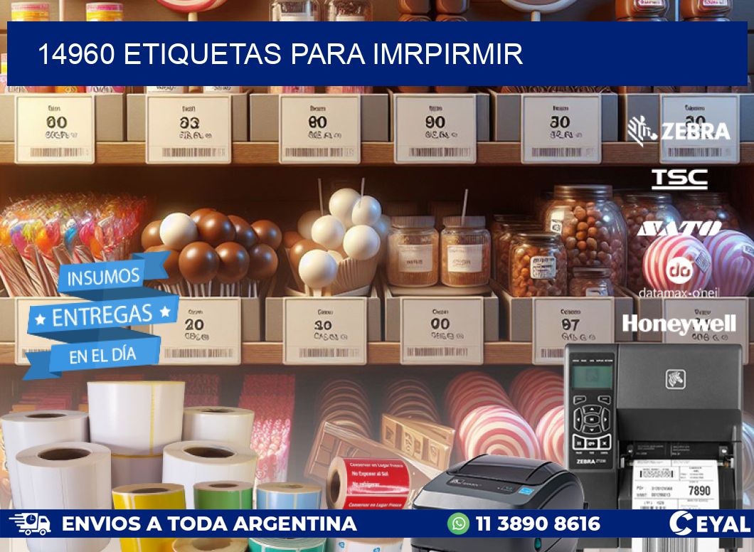 14960 ETIQUETAS PARA IMRPIRMIR