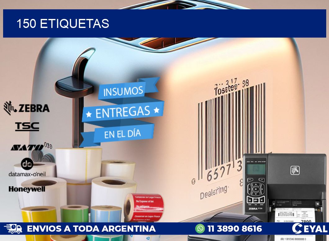 150 ETIQUETAS