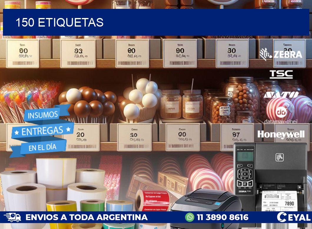 150 ETIQUETAS