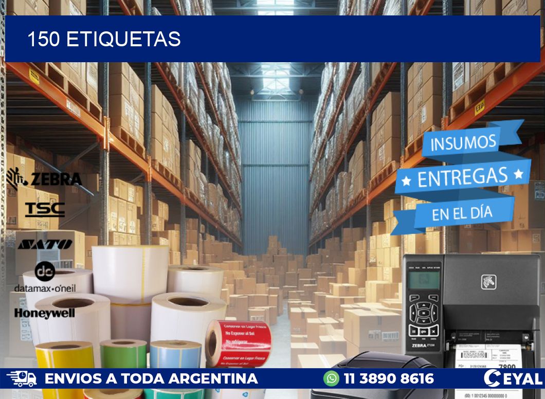 150 ETIQUETAS