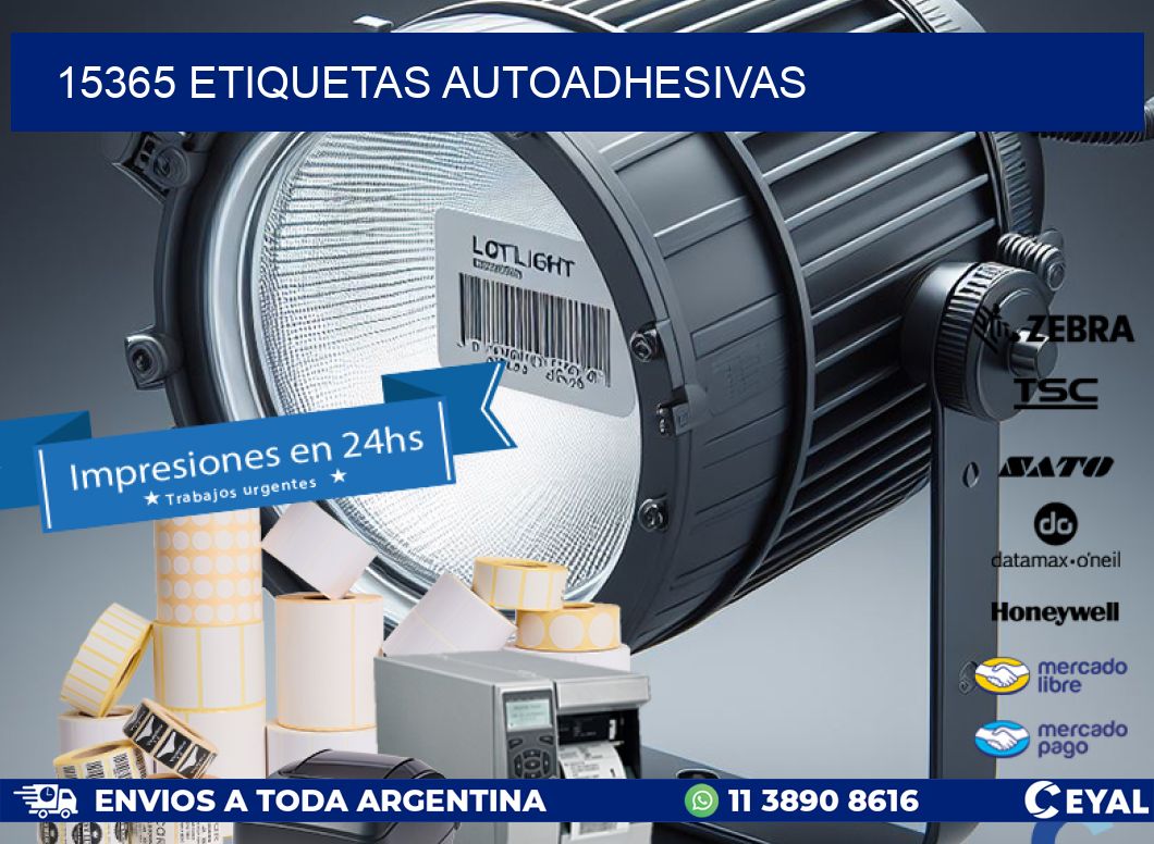 15365 ETIQUETAS AUTOADHESIVAS