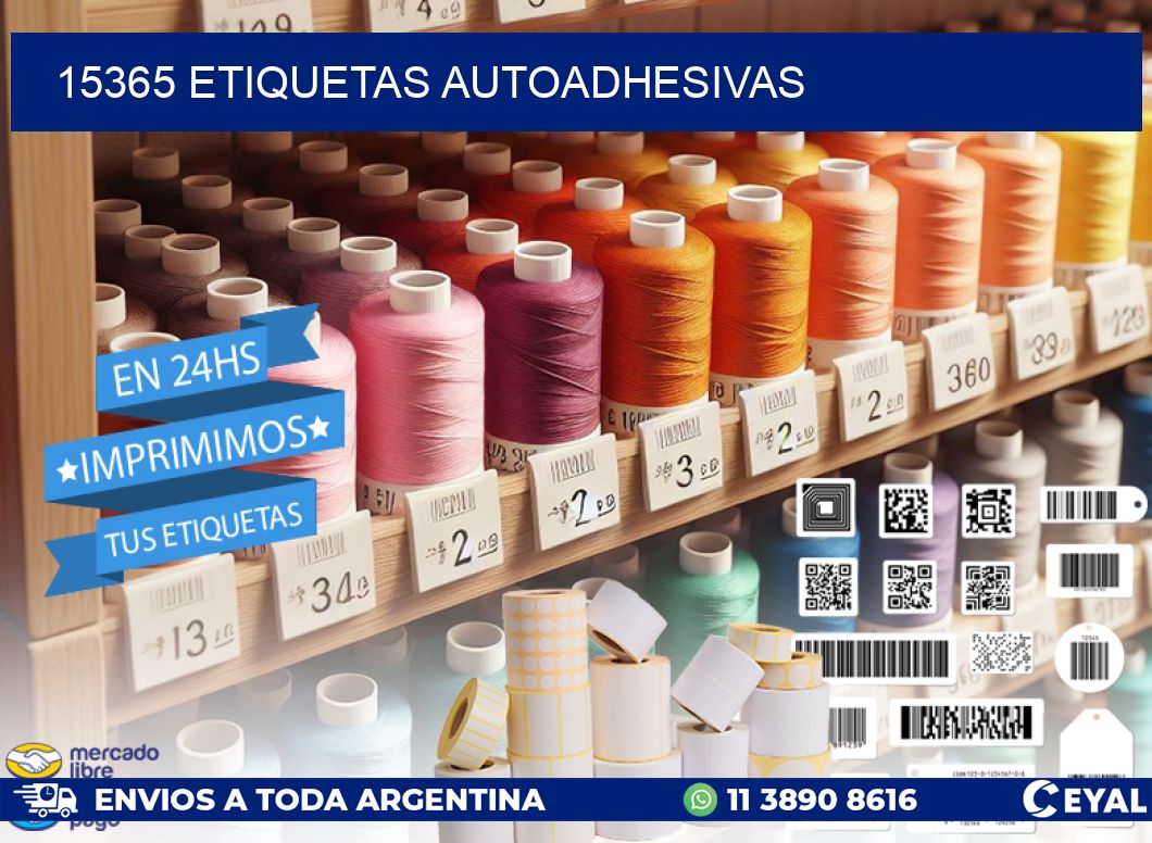 15365 ETIQUETAS AUTOADHESIVAS