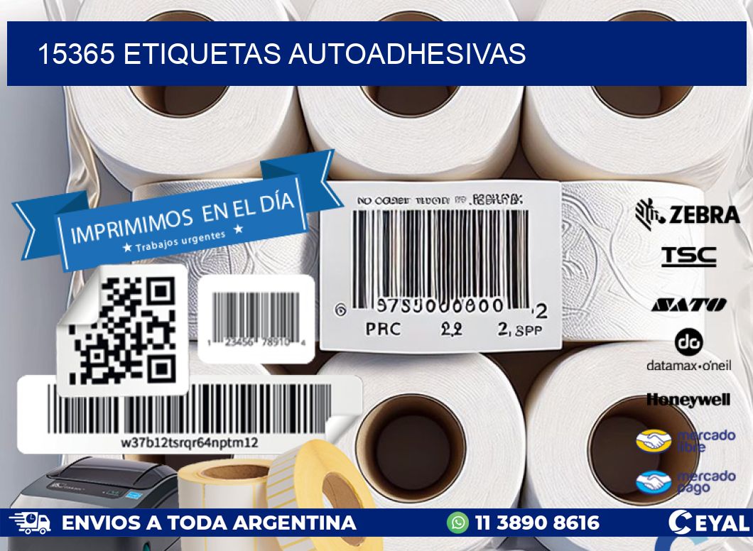 15365 ETIQUETAS AUTOADHESIVAS
