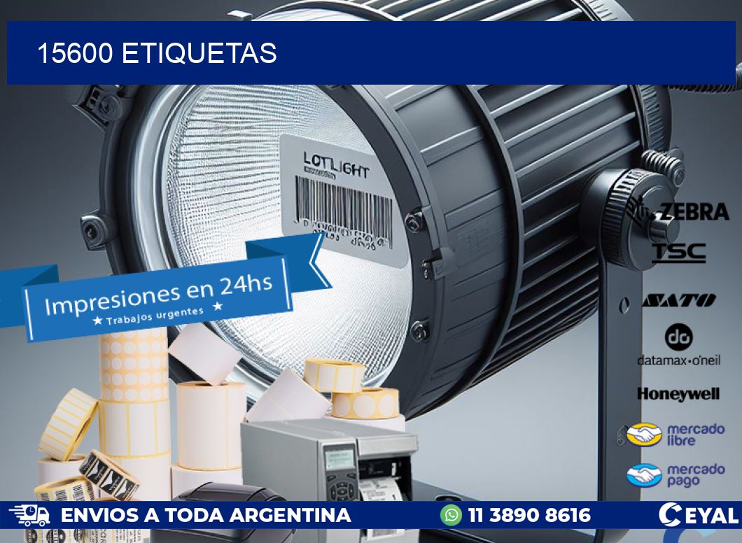15600 ETIQUETAS