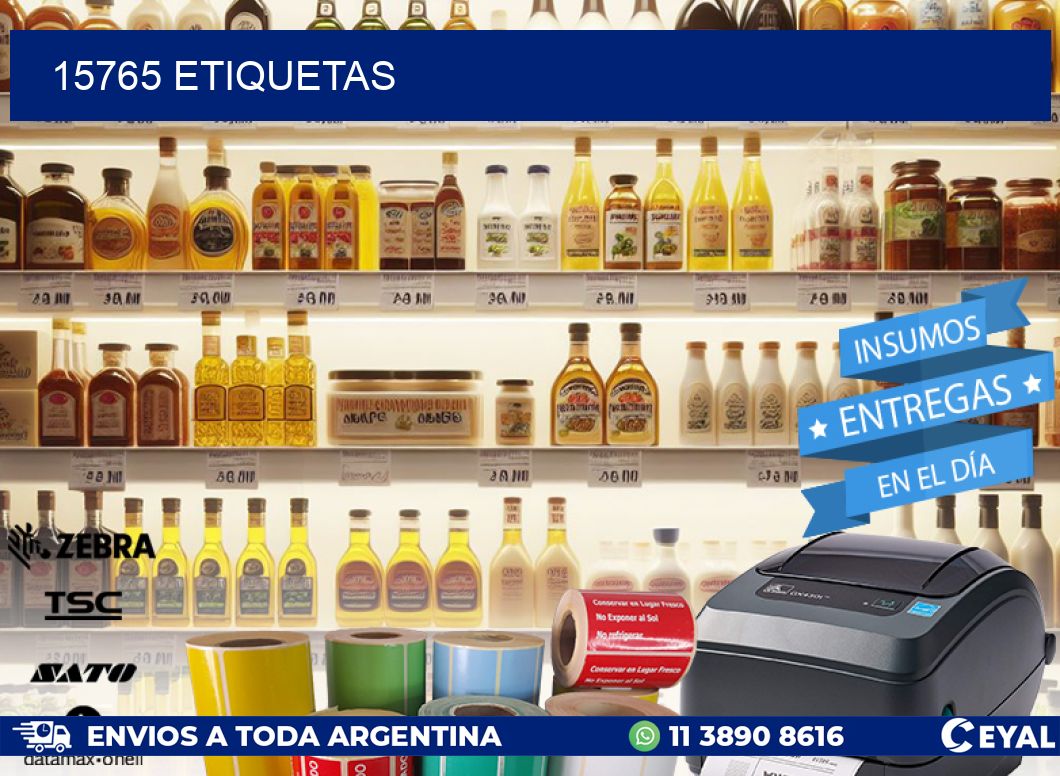 15765 ETIQUETAS