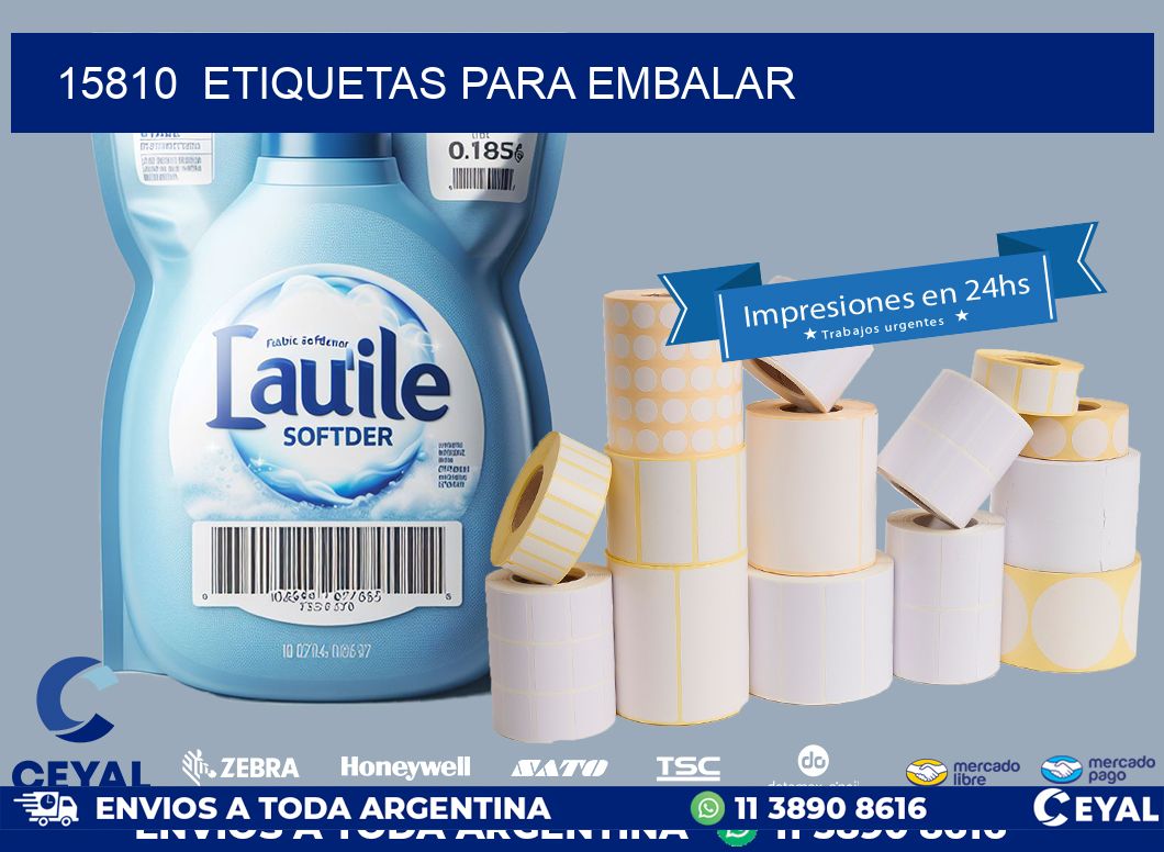 15810 ETIQUETAS PARA EMBALAR