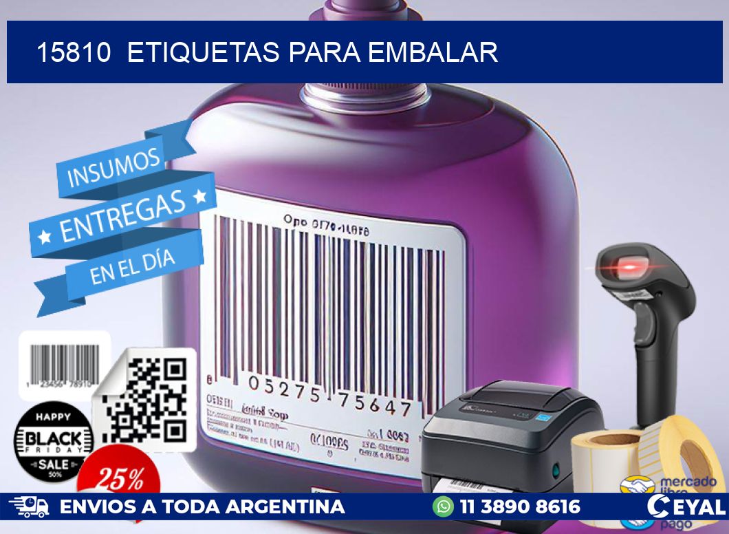 15810  ETIQUETAS PARA EMBALAR