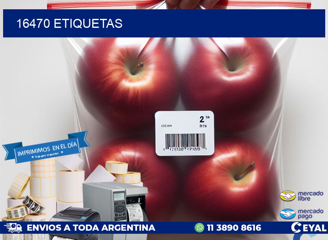 16470 ETIQUETAS