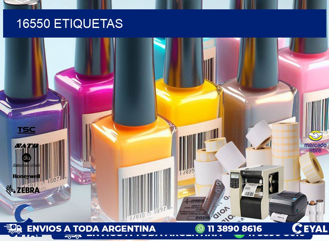 16550 ETIQUETAS