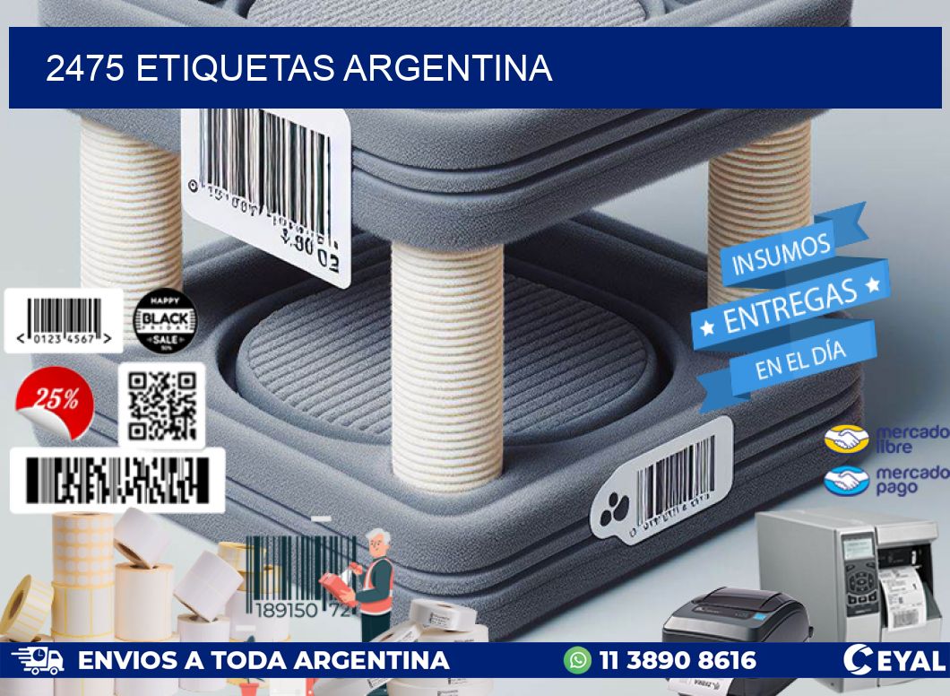 2475 ETIQUETAS ARGENTINA