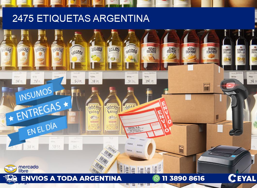 2475 ETIQUETAS ARGENTINA