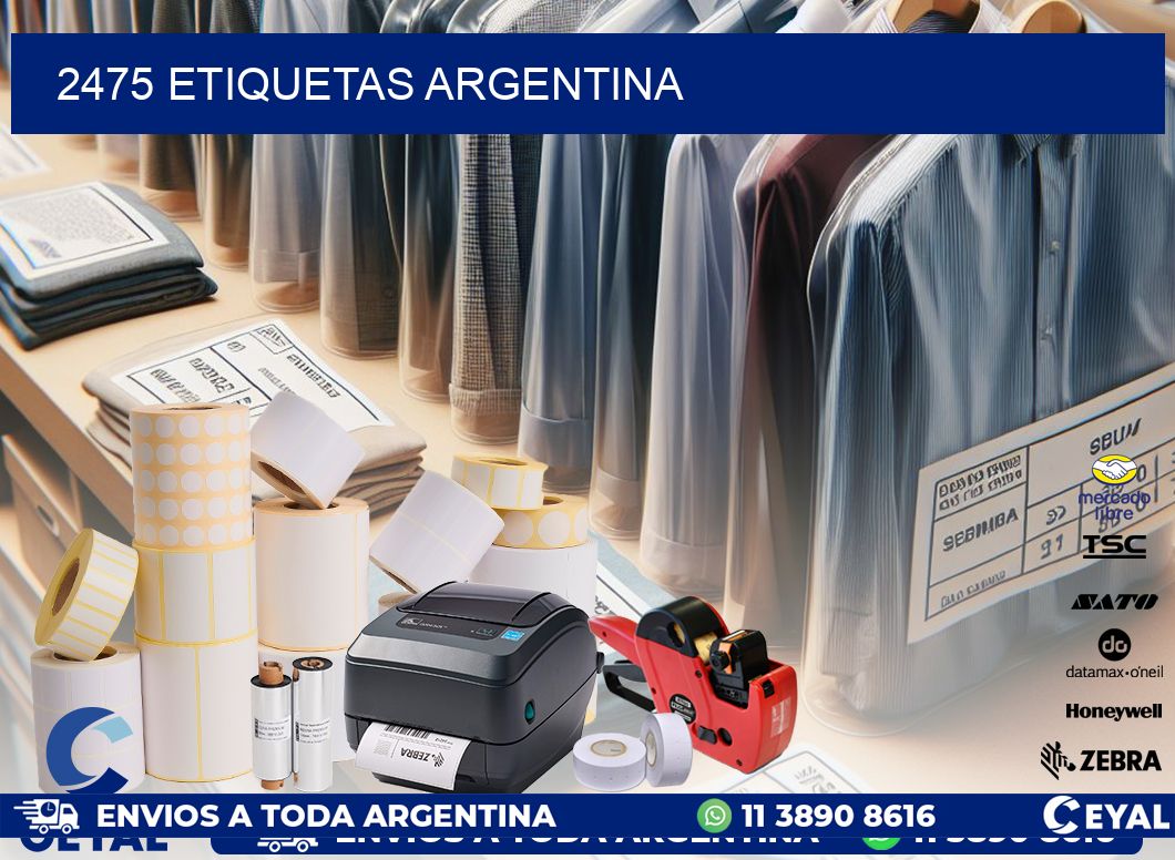 2475 ETIQUETAS ARGENTINA