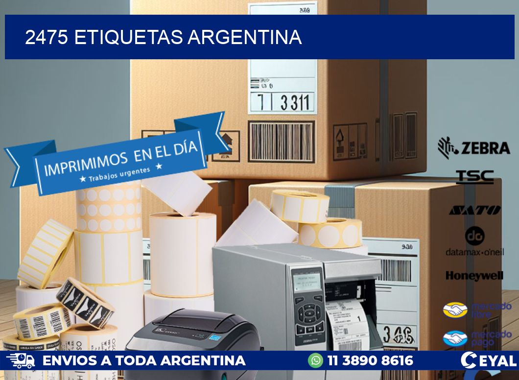 2475 ETIQUETAS ARGENTINA