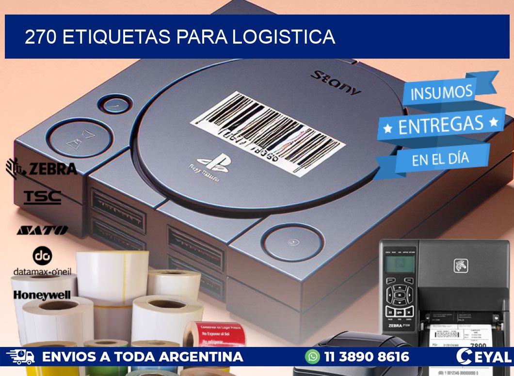 270 ETIQUETAS PARA LOGISTICA