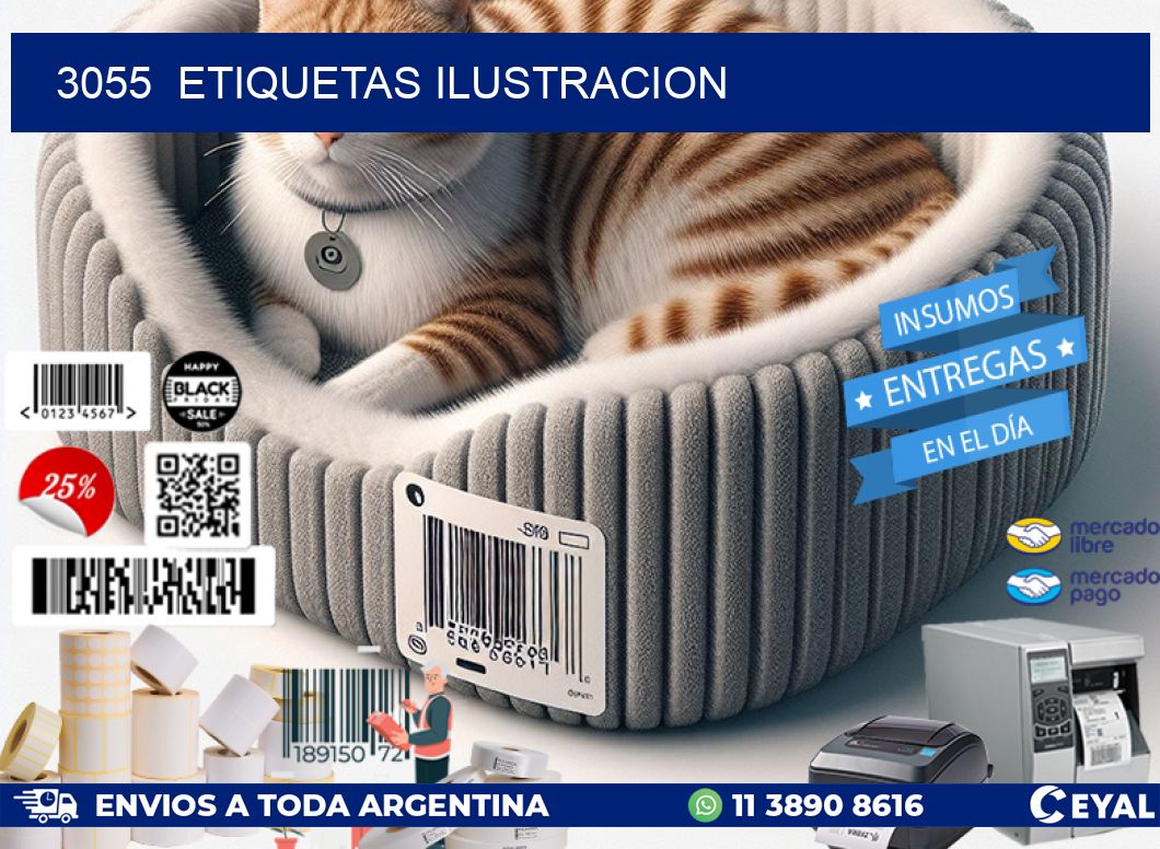3055  ETIQUETAS ILUSTRACION