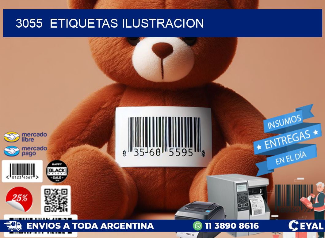 3055  ETIQUETAS ILUSTRACION