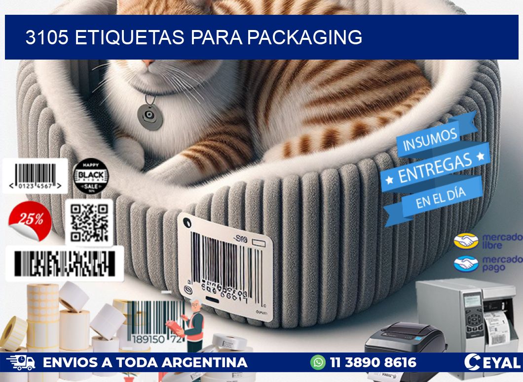 3105 ETIQUETAS PARA PACKAGING