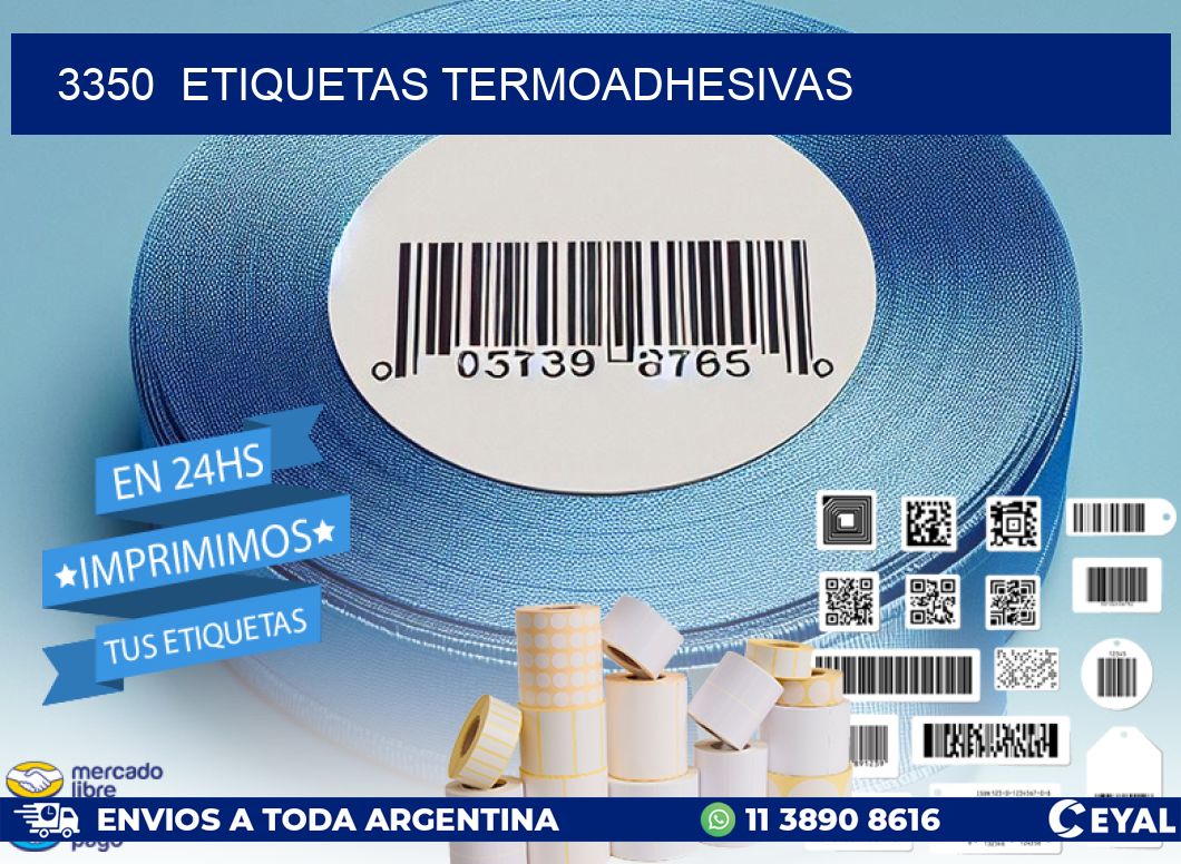 3350  ETIQUETAS TERMOADHESIVAS