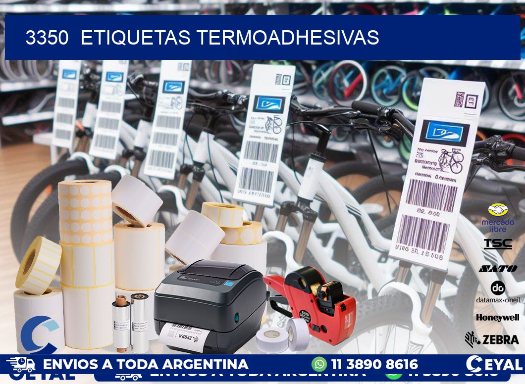3350  ETIQUETAS TERMOADHESIVAS