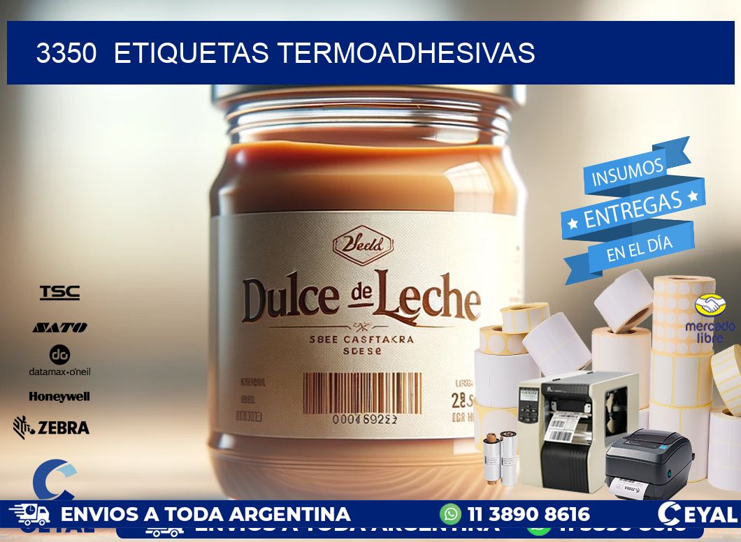 3350  ETIQUETAS TERMOADHESIVAS