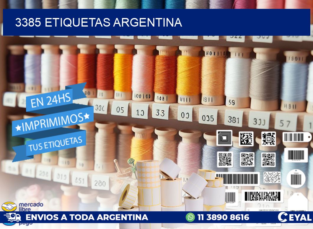 3385 ETIQUETAS ARGENTINA