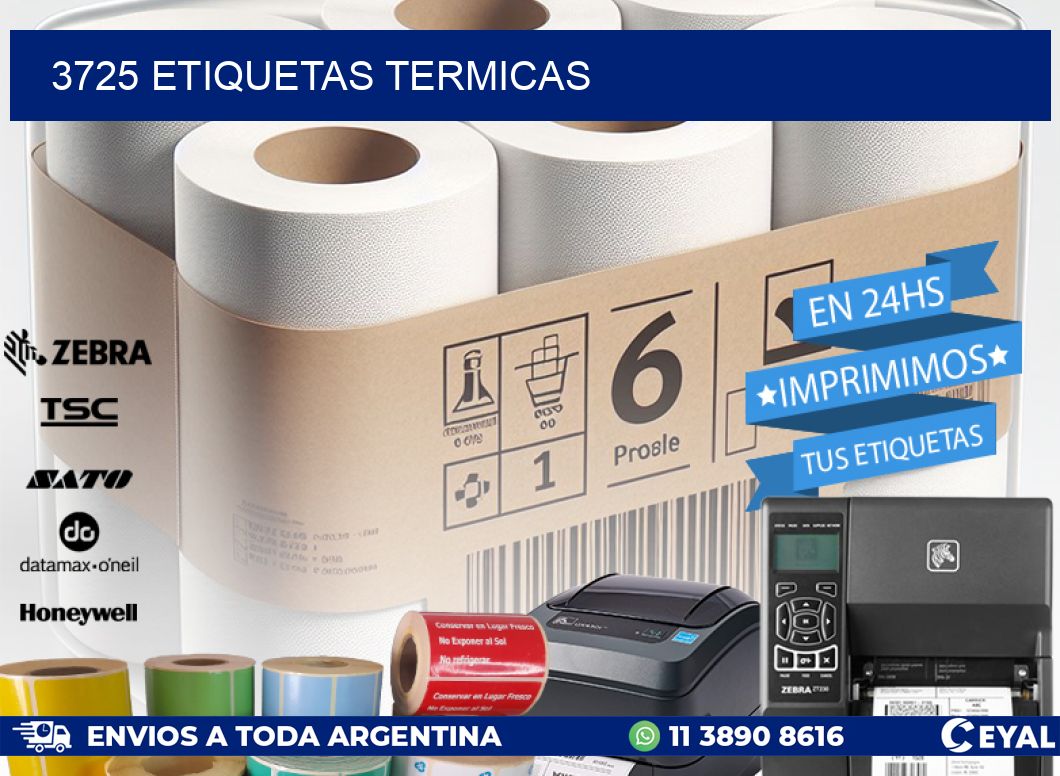 3725 ETIQUETAS TERMICAS